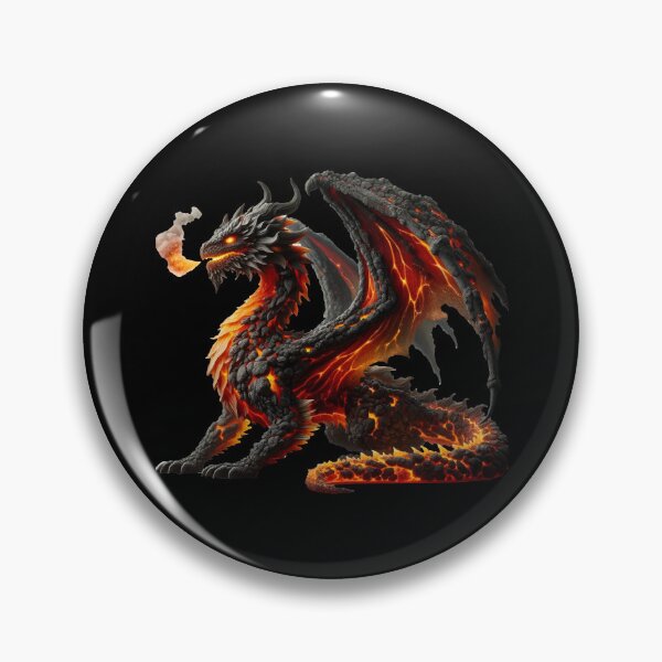 Item preview, Lava Dragon designed and sold by MythLegendLore.