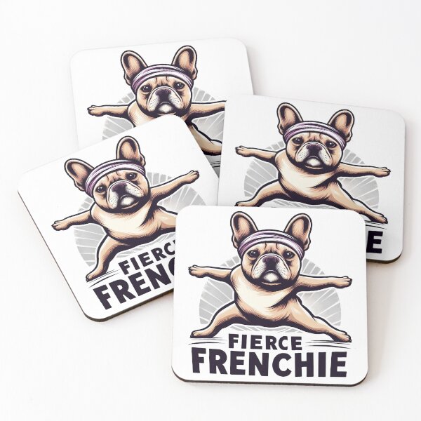 Item preview, Fierce frenchie designed and sold by CogniCraft.
