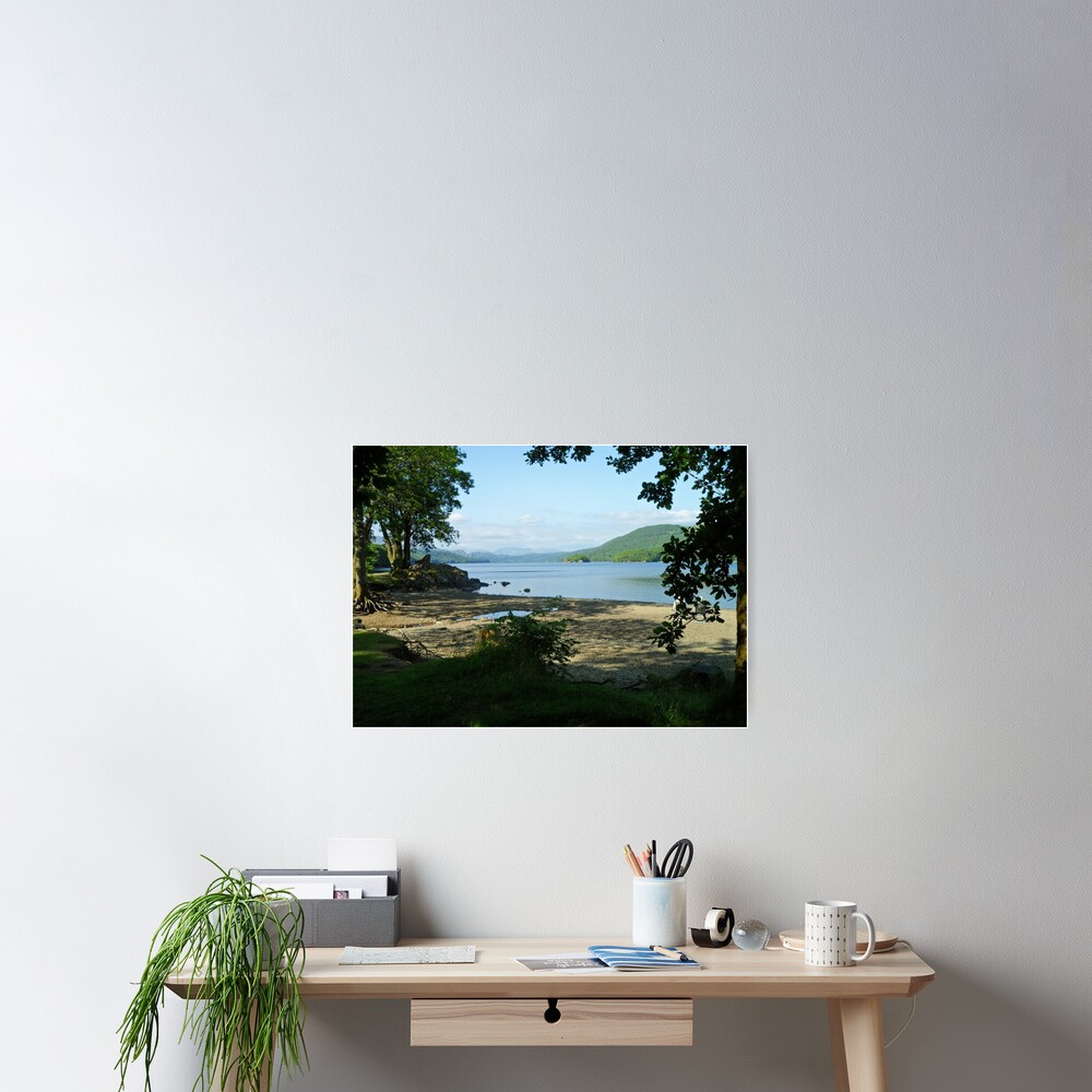 "Coniston Water, looking north from Brown Howe, Lake District National