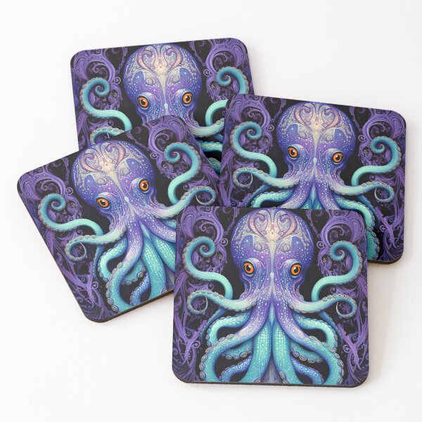 Item preview, Lady Octopus designed and sold by Hawk Lake Art.