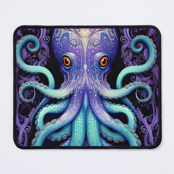 Item preview, Lady Octopus designed and sold by Hawk Lake Art.