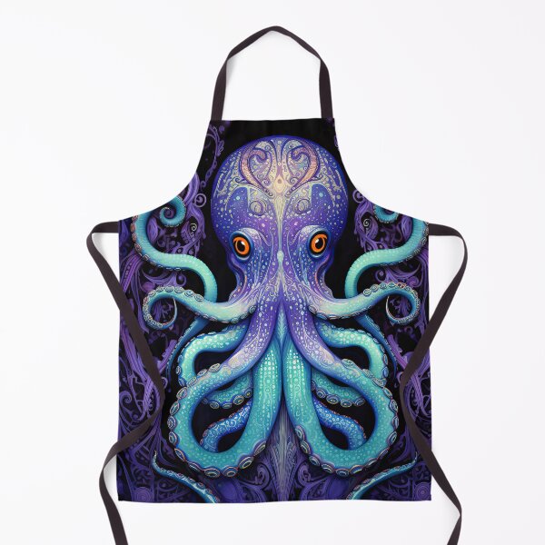 Item preview, Lady Octopus designed and sold by Hawk Lake Art.