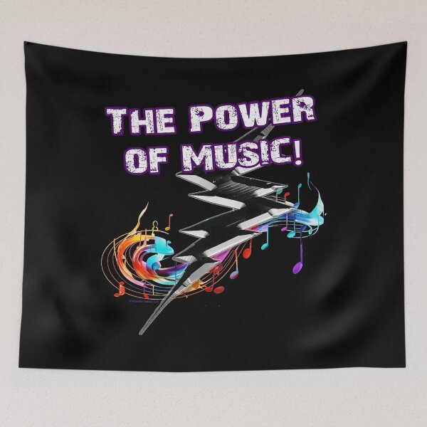 Item preview, The Power Of Music! - For Dark Backgrounds designed and sold by The Imagination Source™.
