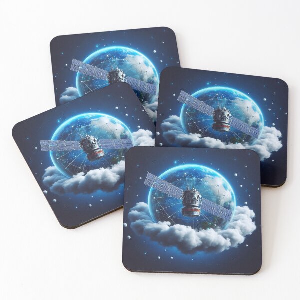 Item preview, Earth and satellites. designed and sold by growing-mom.