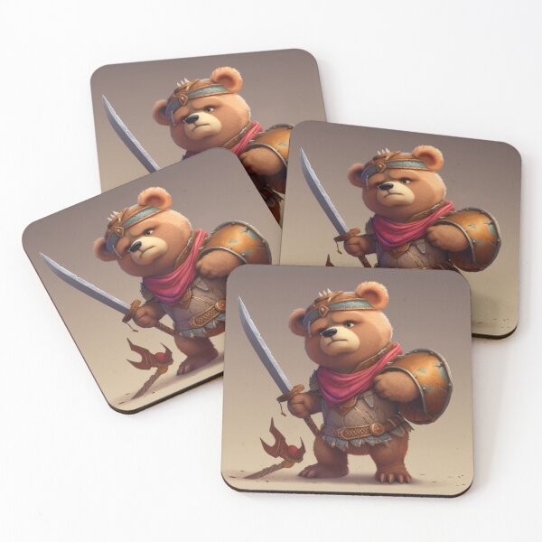 Item preview, Gladiator Bear - Brawny designed and sold by Highlandkings.