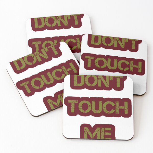 Item preview, Don't touch me text art  designed and sold by RKart2023.