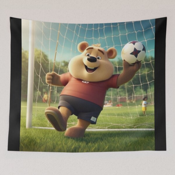 Item preview, Goalkeeper Bear - Binx designed and sold by Highlandkings.