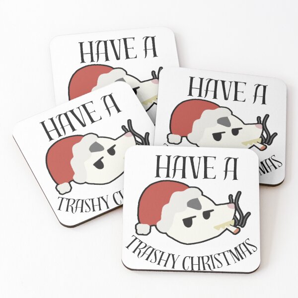 Item preview, Have A Trashy Christmas Funny Santa Opossum Possum  designed and sold by doodledont.