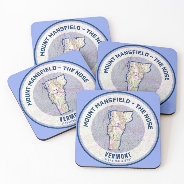 Item preview, Vermont Mountain Map - Mount Mansfield The Nose designed and sold by Willz Designz.