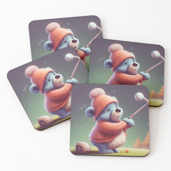 Item preview, Golf Bear - Bucky designed and sold by Highlandkings.