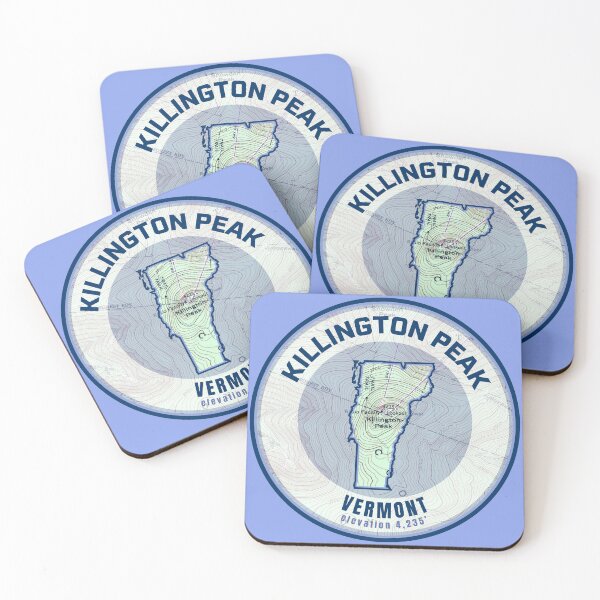 Item preview, Vermont Mountain Map - Killington Peak designed and sold by Willz Designz.