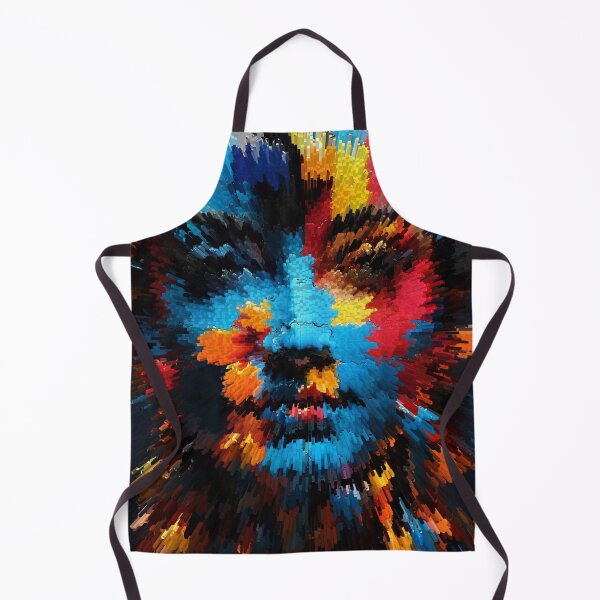Item preview, Cubism art 3d woman face in multicolor explosion designed and sold by Carlos Gudino.