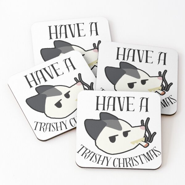 Item preview, Have A Trashy Christmas Funny Santa Opossum Possum  designed and sold by doodledont.