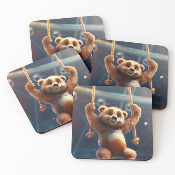 Item preview, Gymnast Bear - Blush designed and sold by Highlandkings.