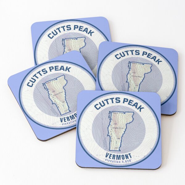 Item preview, Vermont Mountain Map - Cutts Peak designed and sold by Willz Designz.