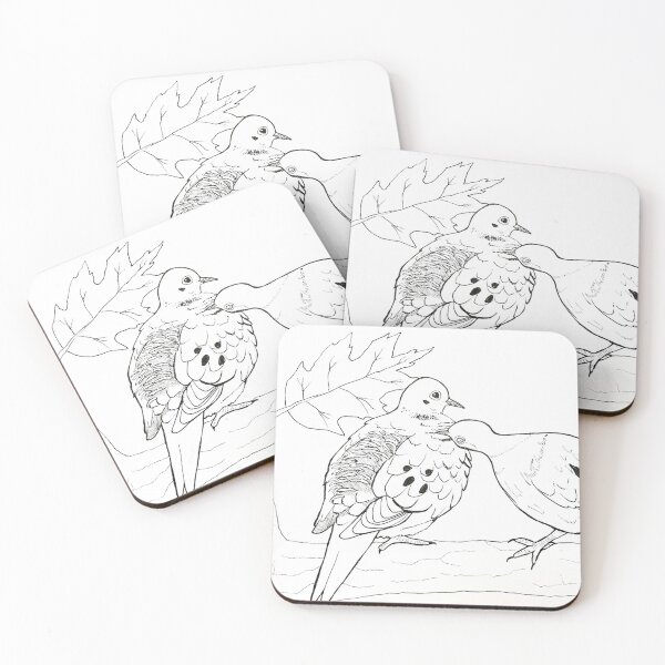 Item preview, mourning doves in love designed and sold by nicoledesigns.