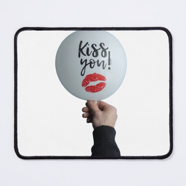 Item preview, Kiss You! Lipstick Kiss Balloon Hand Arm Sticker designed and sold by tinyindiangirl.