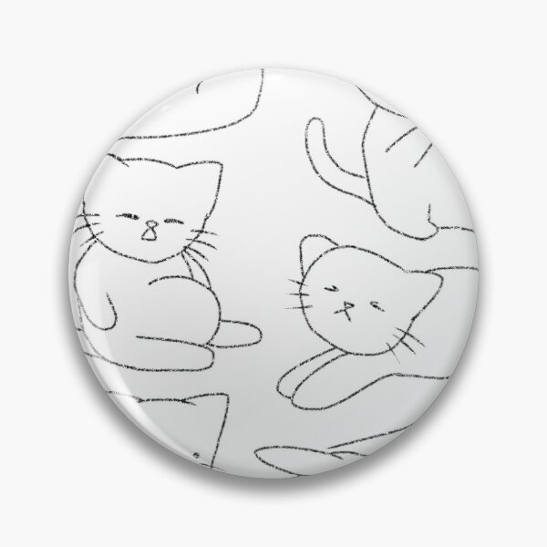 Item preview, Kitty and Fish! [Uncolored Ver] designed and sold by firospear.