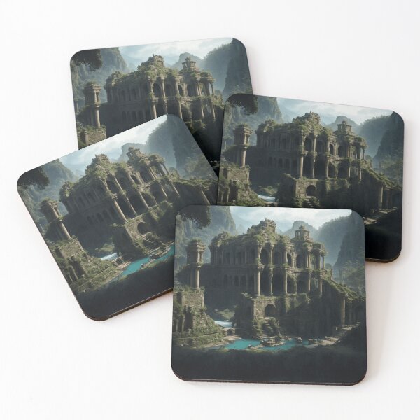 Item preview, Ancient Jungle Temple Ruins designed and sold by Myahashaye.