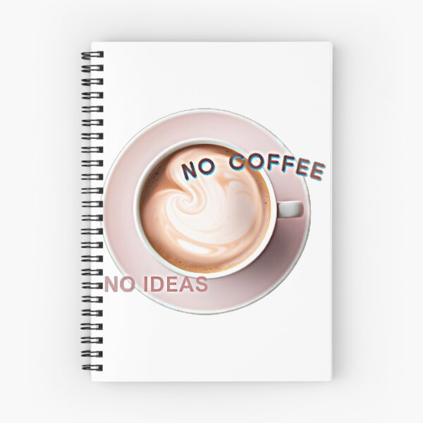 Item preview, NO COFFEE, NO IDEAS designed and sold by nittacrafts.