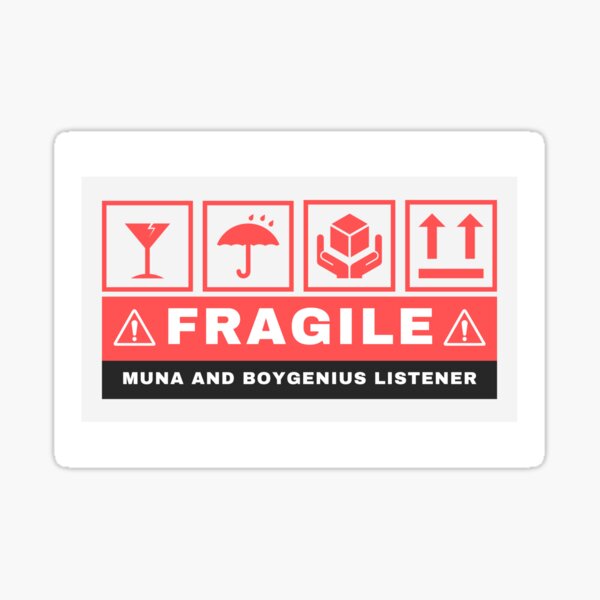 Item preview, MUNA and Boygenius sticker designed and sold by Christine Glover.