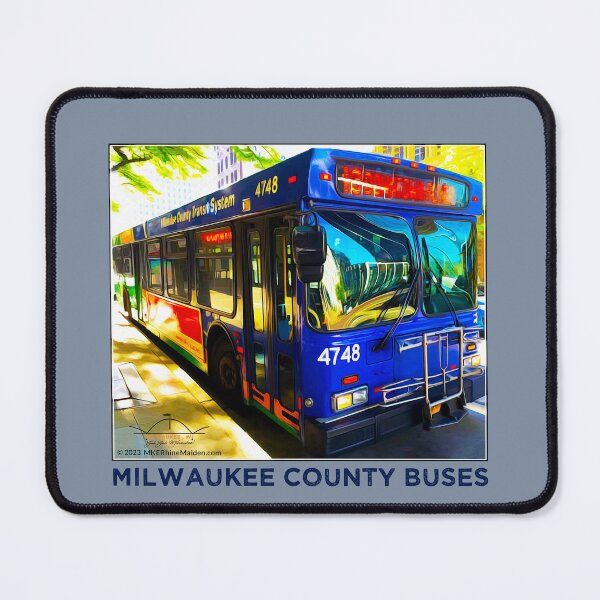 Item preview, Milwaukee County Buses • MCTS • MKE WI designed and sold by MKE Rhine Maiden • Grumble Services, LLC..