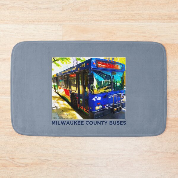 Item preview, Milwaukee County Buses • MCTS • MKE WI designed and sold by MKE Rhine Maiden  •  Grumble Services, LLC..