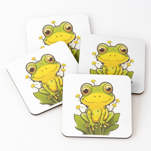 Item preview, Weird dandelion flower with frog designed and sold by KorArtStudio.
