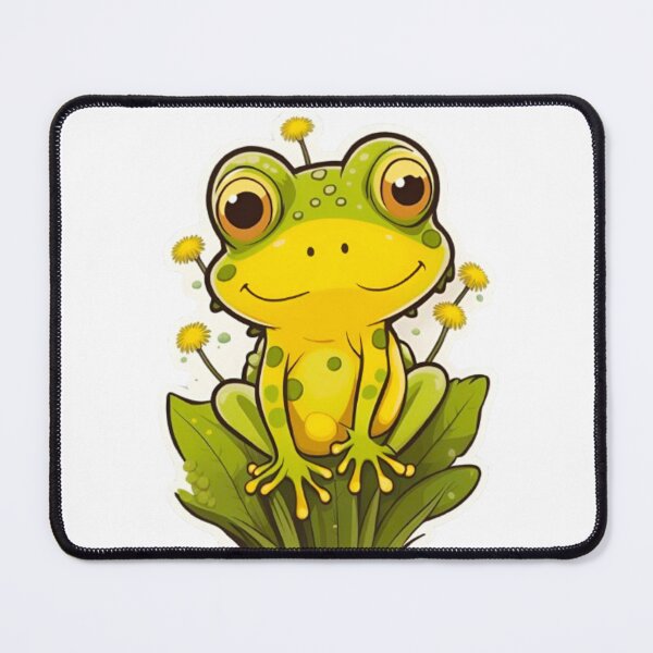Item preview, Weird dandelion flower with frog designed and sold by KorArtStudio.