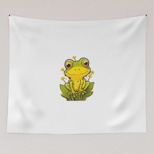 Item preview, Weird dandelion flower with frog designed and sold by KorArtStudio.