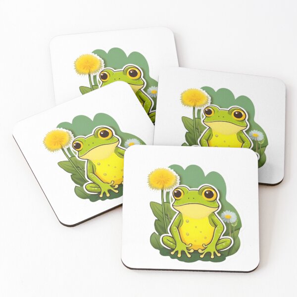 Item preview, Cool dandelion flower with frog designed and sold by KorArtStudio.