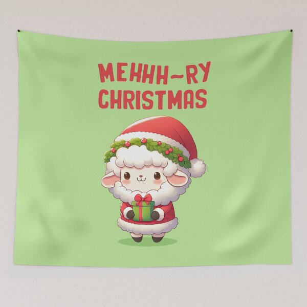 Item preview, Mehhh Ry Christmas Cute Sheep designed and sold by KAI-Studio.