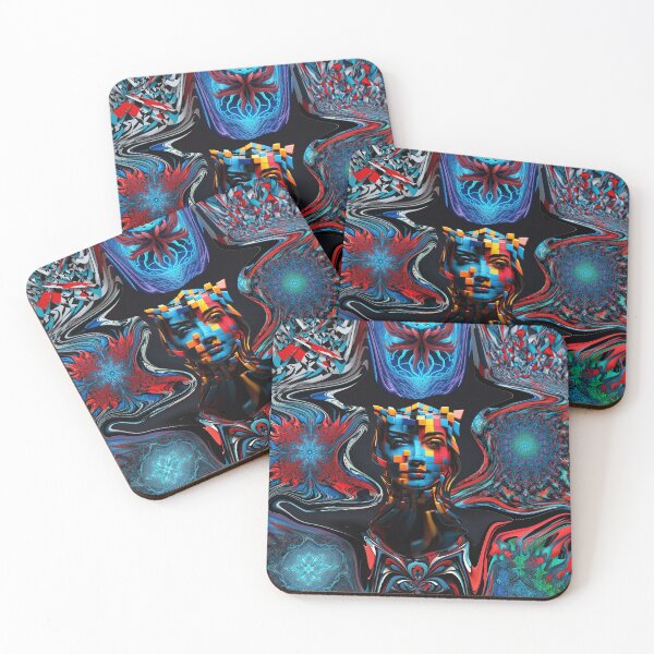Item preview, distorted master piece in twisted multicolor evolution surrealism art designed and sold by Carlos Gudino.
