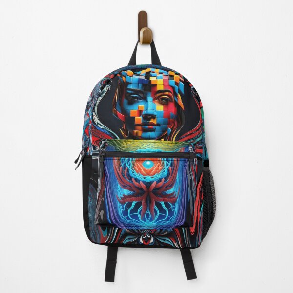 Item preview, distorted master piece in twisted multicolor evolution surrealism art designed and sold by Carlos Gudino.