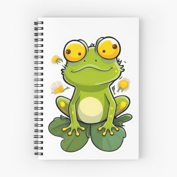 Item preview, Dandelion flower with frog designed and sold by KorArtStudio.