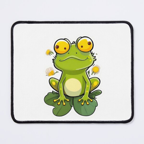 Item preview, Dandelion flower with frog designed and sold by KorArtStudio.