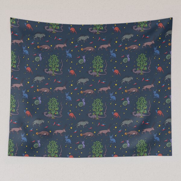 Item preview, blue funky little medieval guys designed and sold by charlie-havoc.