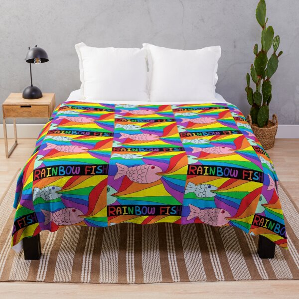 Item preview, rainbow fish designed and sold by zzzozzo.