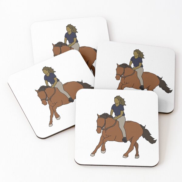Item preview, Halter Bareback Horse and Rider designed and sold by Abby Art Studio.