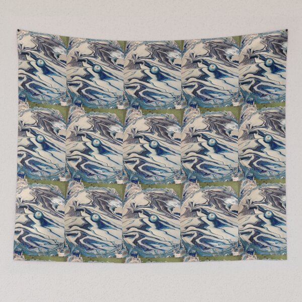 Item preview, Colourful Marbled Patterned Styled Record  designed and sold by PodmenikArt.