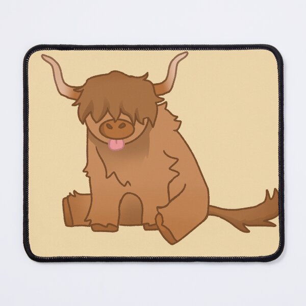 Item preview, Highland Fluffy Cow Sitting Cutely designed and sold by saltjart.