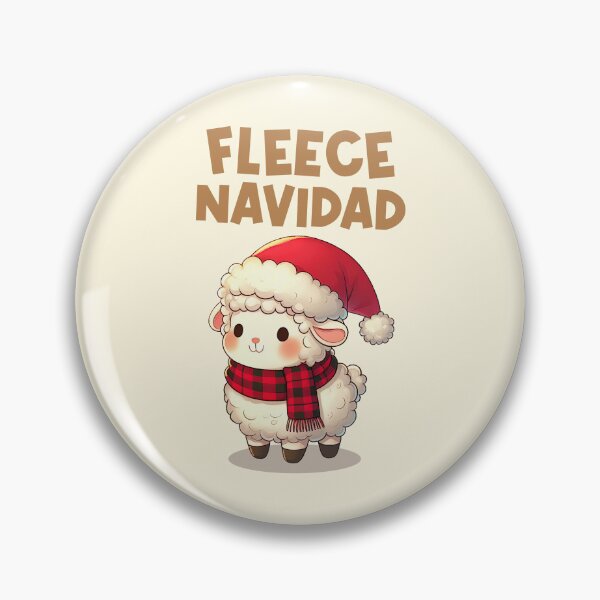 Item preview, Fleece Navidad Cute Christmas Sheep designed and sold by KAI-Studio.