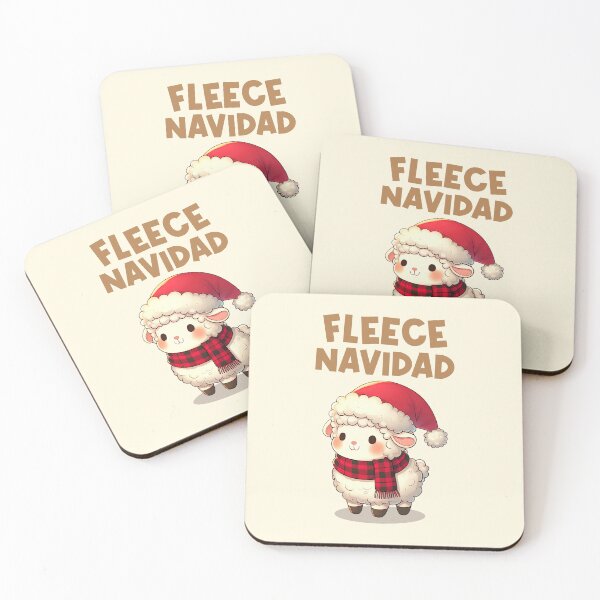 Item preview, Fleece Navidad Cute Christmas Sheep designed and sold by KAI-Studio.