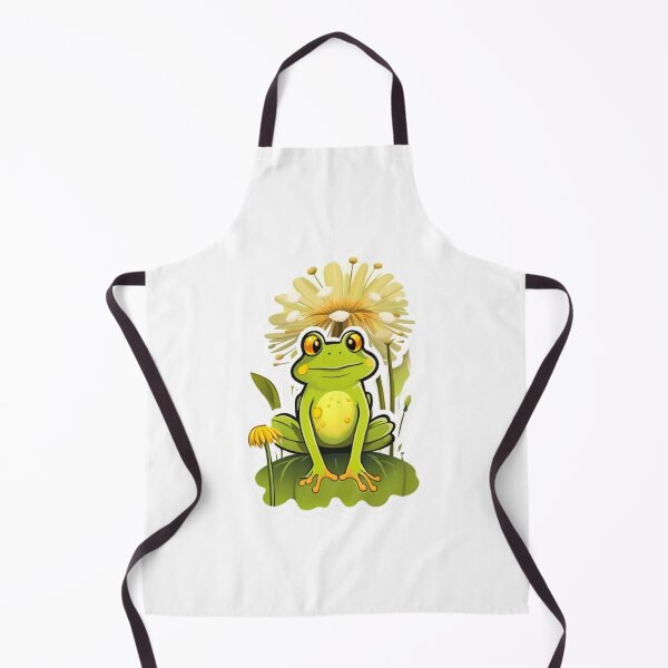 Item preview, Cool dandelion flower with green frog designed and sold by KorArtStudio.