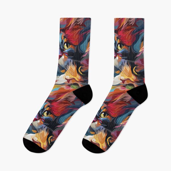 Item preview, Cat Fire Abstract designed and sold by ldrees895.
