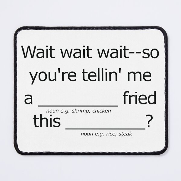 Item preview, Blank fried blank designed and sold by jsmerchshop.