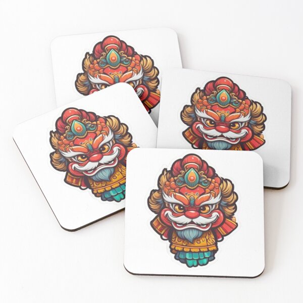 Item preview, Lion dance designed and sold by KorArtStudio.