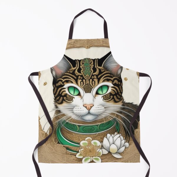 Item preview, Elegant striped white cat designed and sold by Roxburylane.