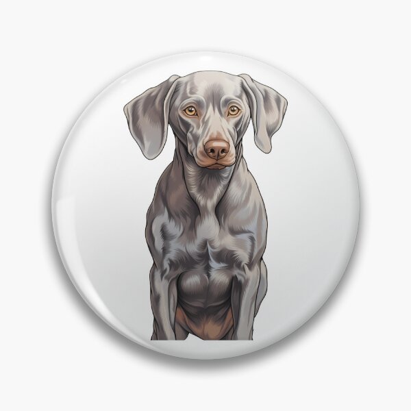 Item preview, Grey Weimaraner Puppy Dog Drawing designed and sold by meganohm.