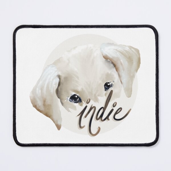 Item preview, Indie Dog Portrait designed and sold by Whitney Minson.